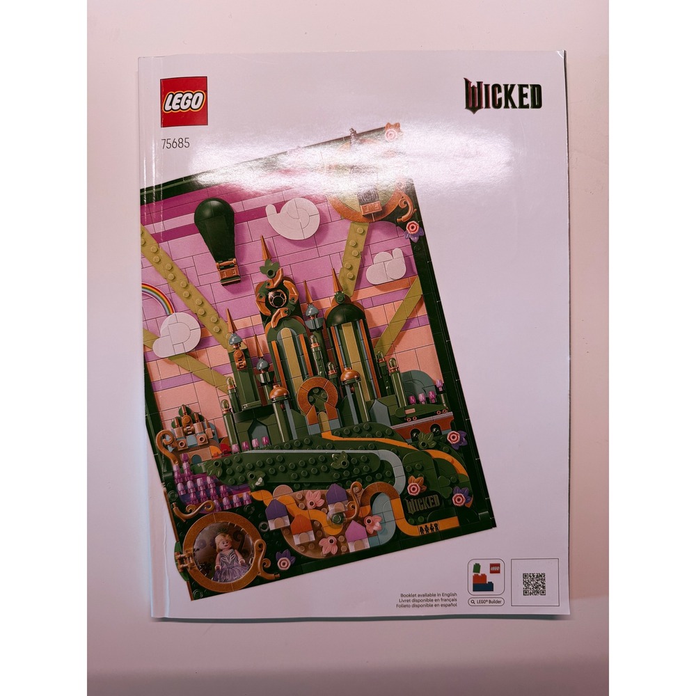 LEGO Wicked 75685 Emerald City Instruction Manual Only Building Guide Booklet
